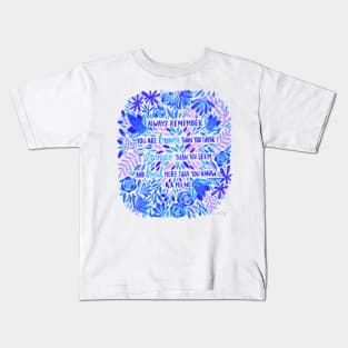 Indigo - Always Remember Kids T-Shirt